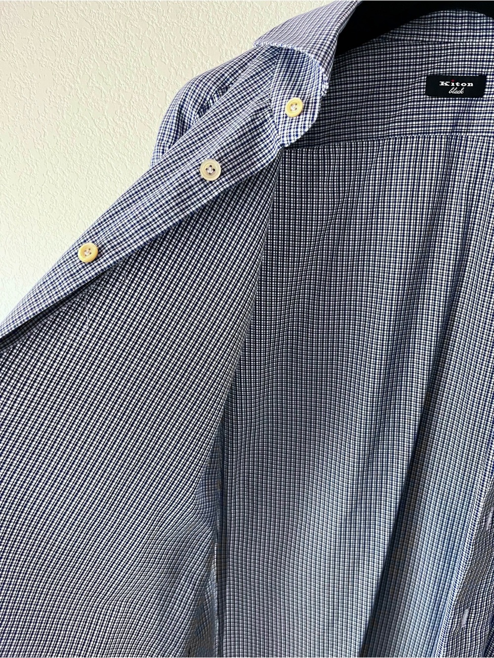 Kiton micro houndstooth button down - Picture 12 of 16